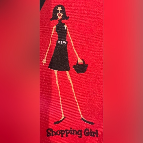 The Girls | ladies, made in Italy, silk scarf. - Picture 6 of 16